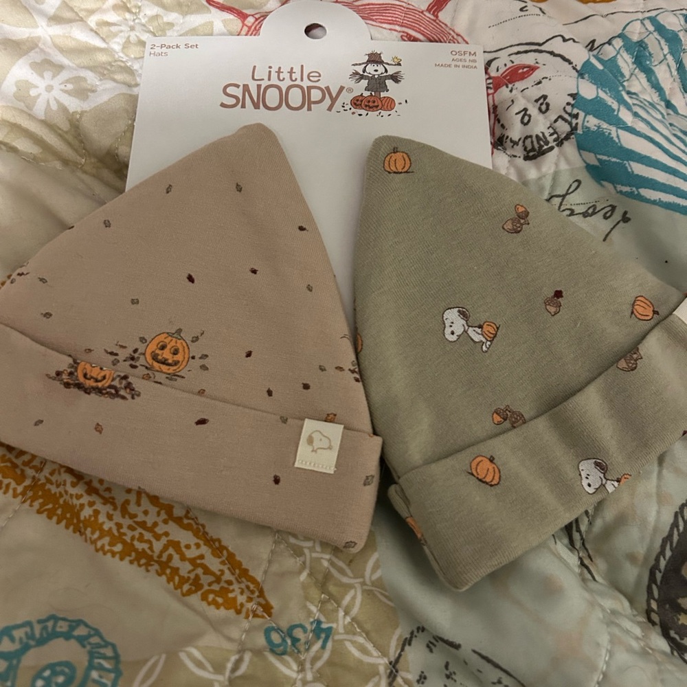 Little Snoopy Baby Beanie Set Peanuts